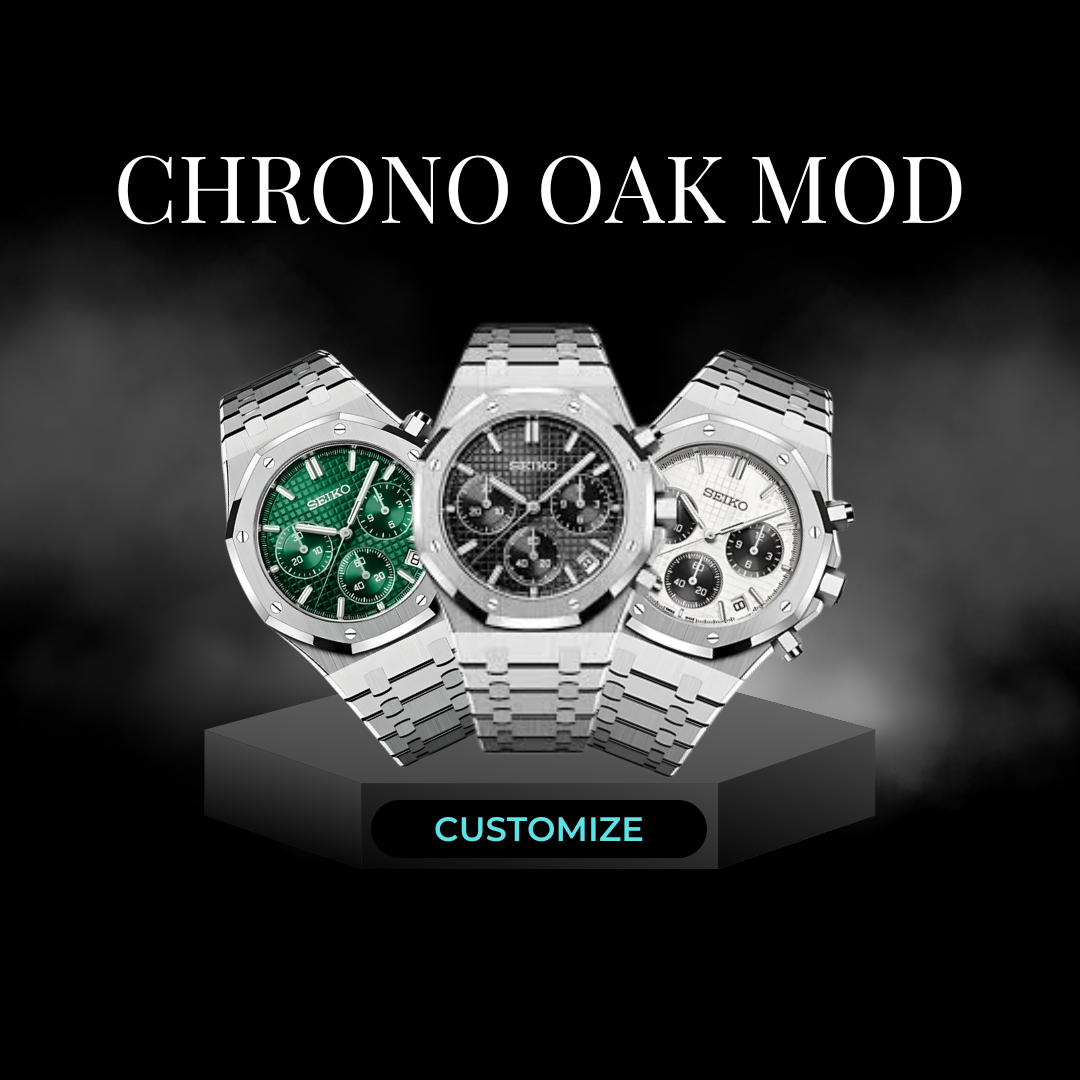 Seiko Chronograph Oak Mod 42mm